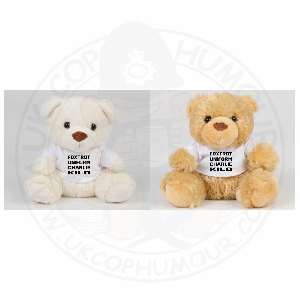 Foxtrot Uniform Charlie Kilo Teddy Bear
