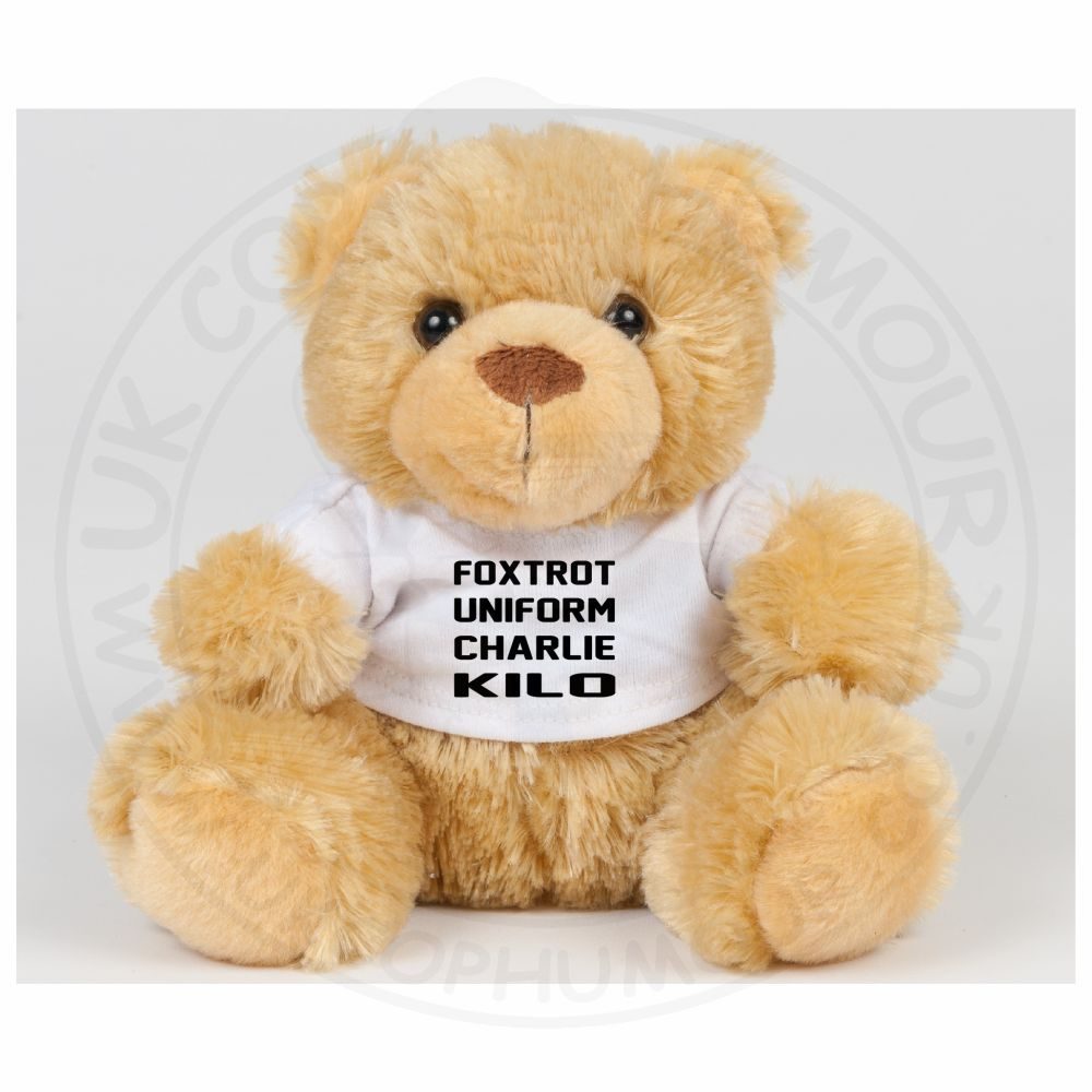 Foxtrot Uniform Charlie Kilo Teddy Bear - Image 2
