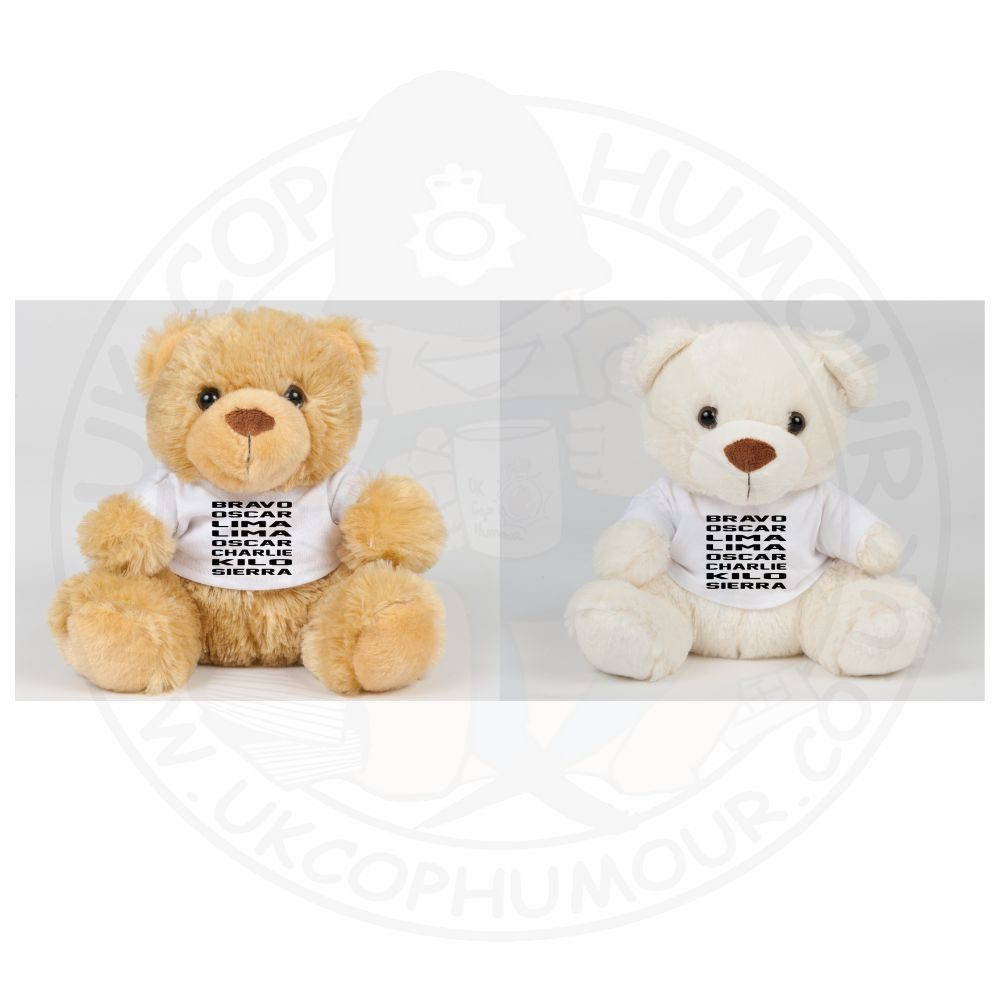 Bravo Oscar Lima Lima Oscar Charlie Kilo Sierra Bear