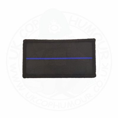 Thin Blue Line PVC Patch