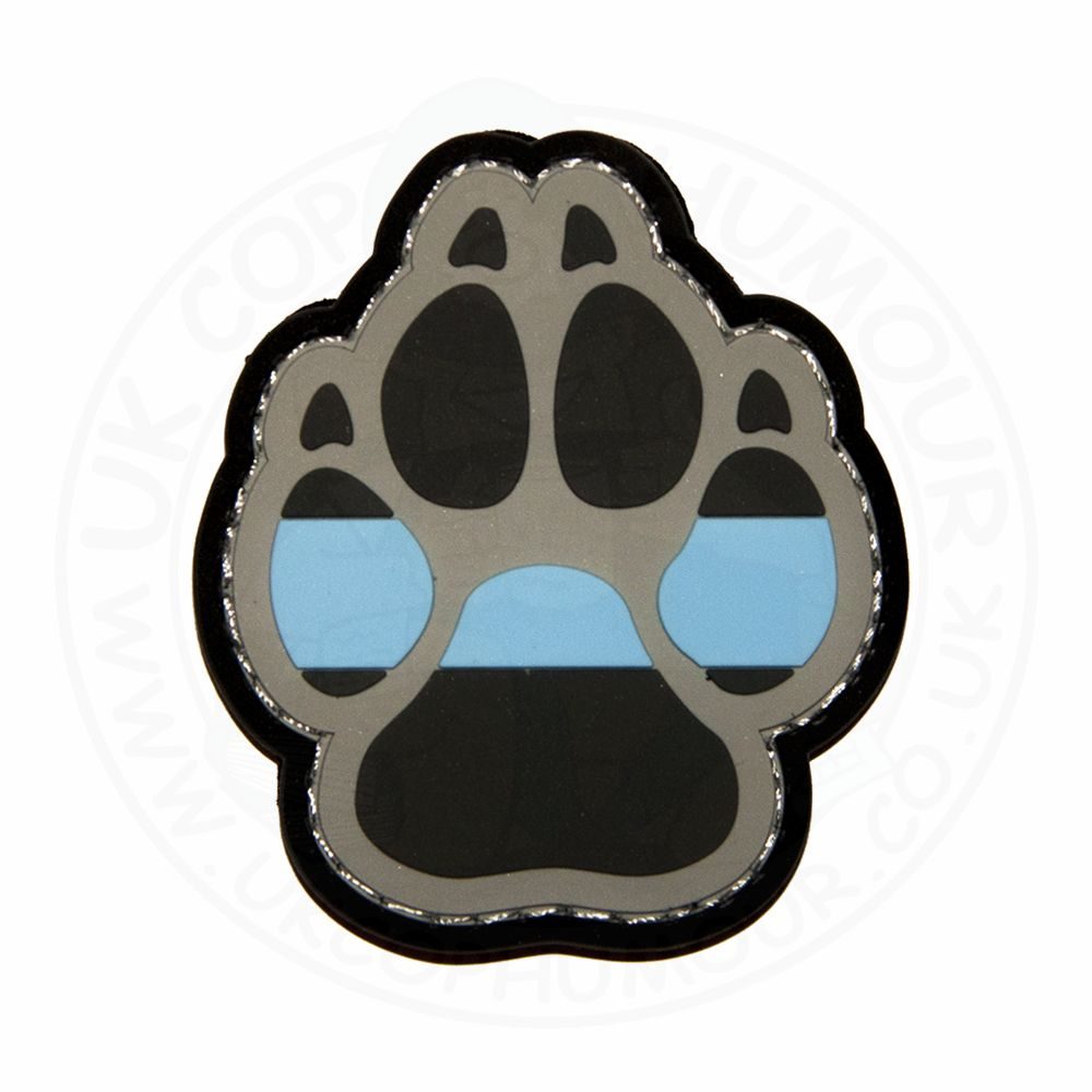 Sale: "Thin Blue Line" PVC Paw Patch