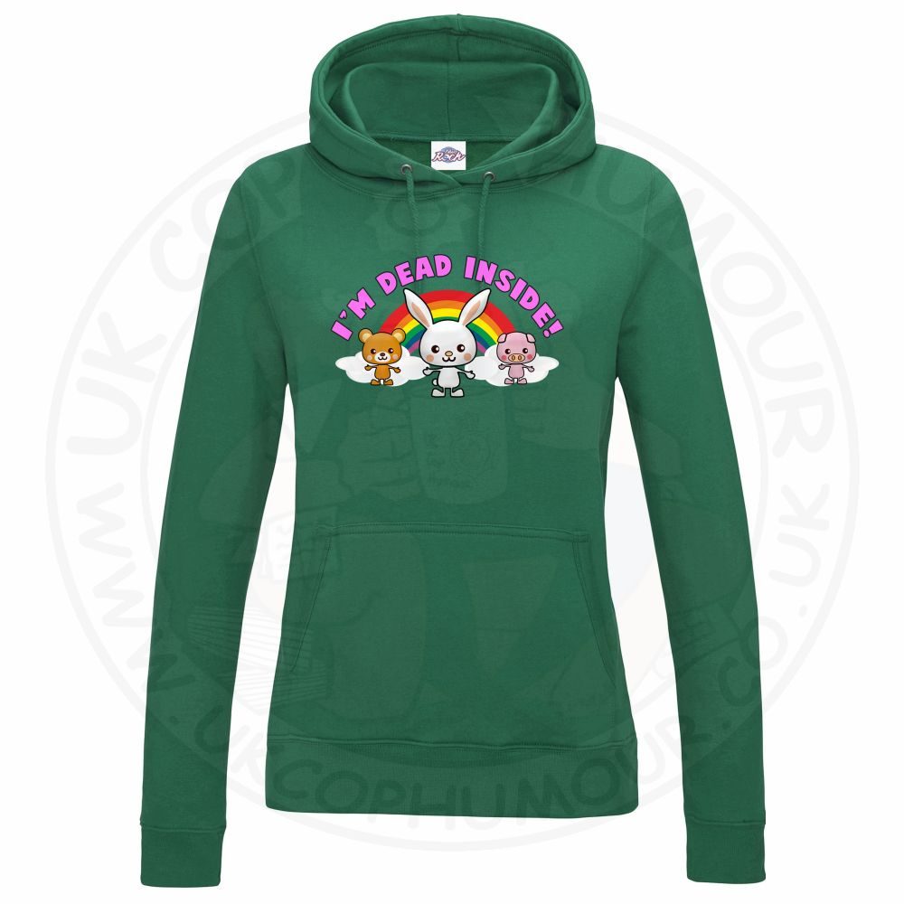 Womens Dead Inside Hoodie - Image 10
