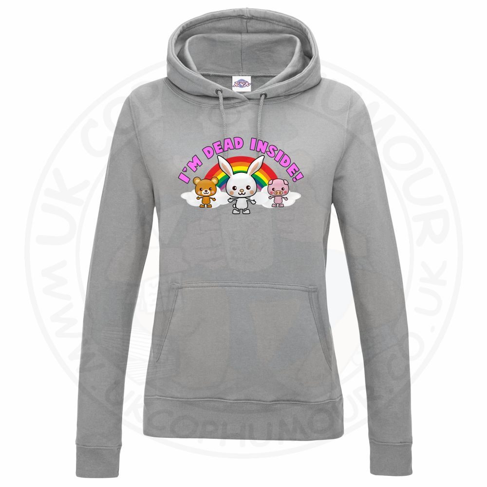 Womens Dead Inside Hoodie - Image 8