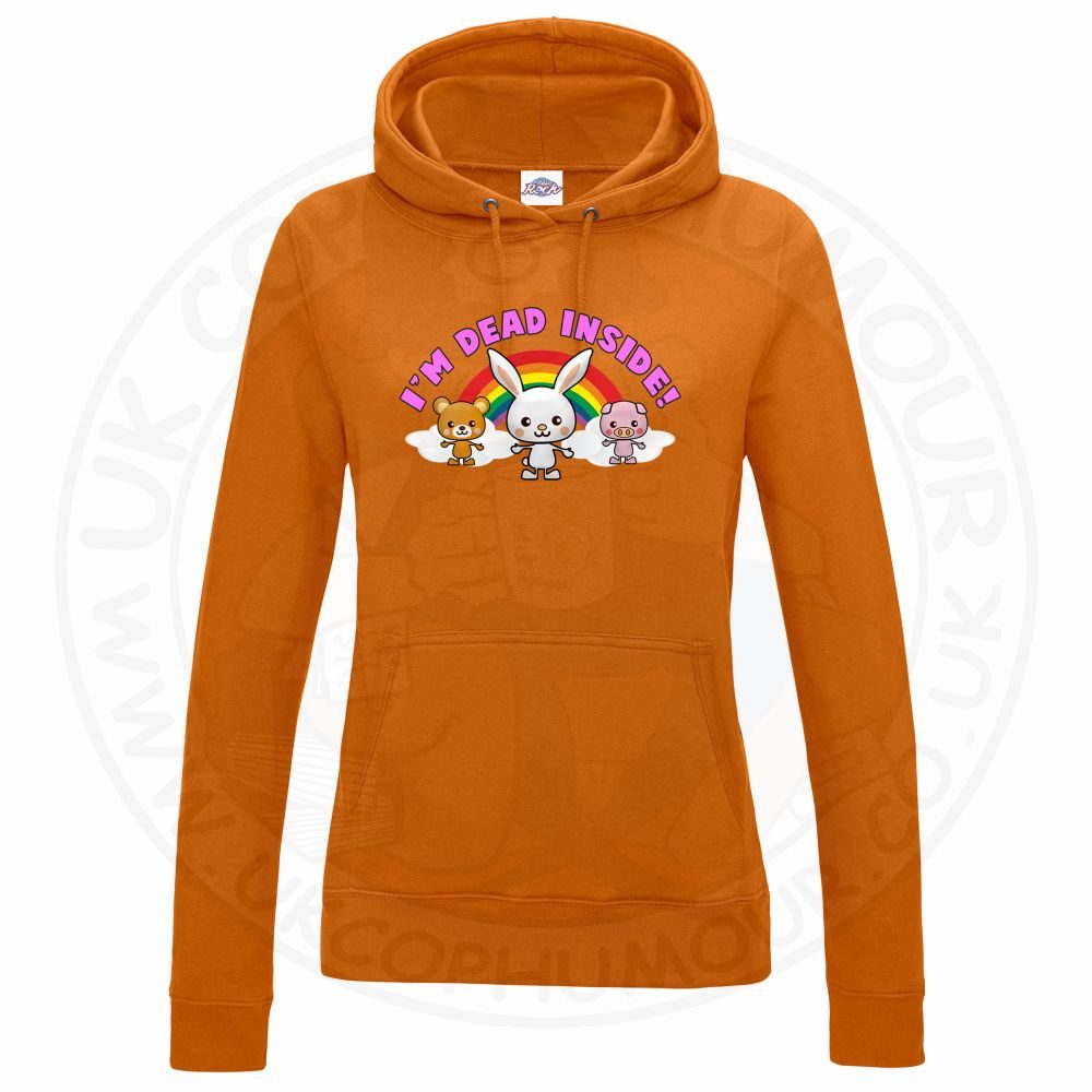 Womens Dead Inside Hoodie - Image 5