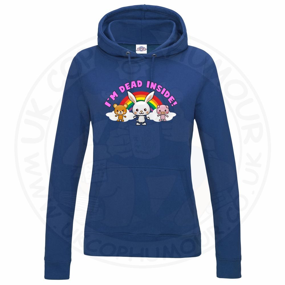 Womens Dead Inside Hoodie - Image 2