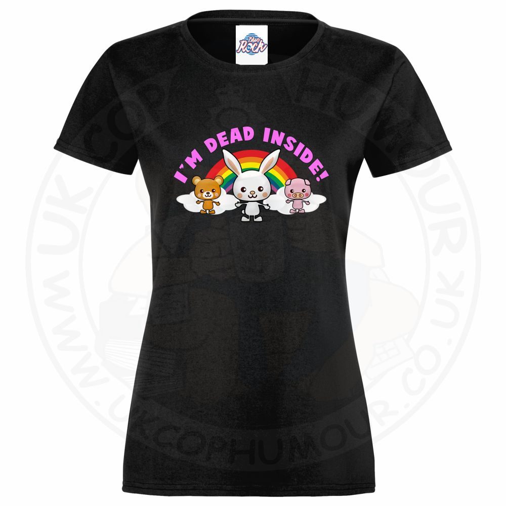 Womens Dead Inside T-Shirt - Image 2