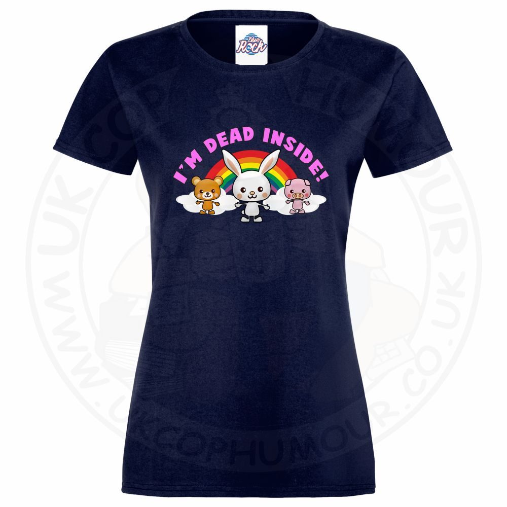 Womens Dead Inside T-Shirt - Image 8
