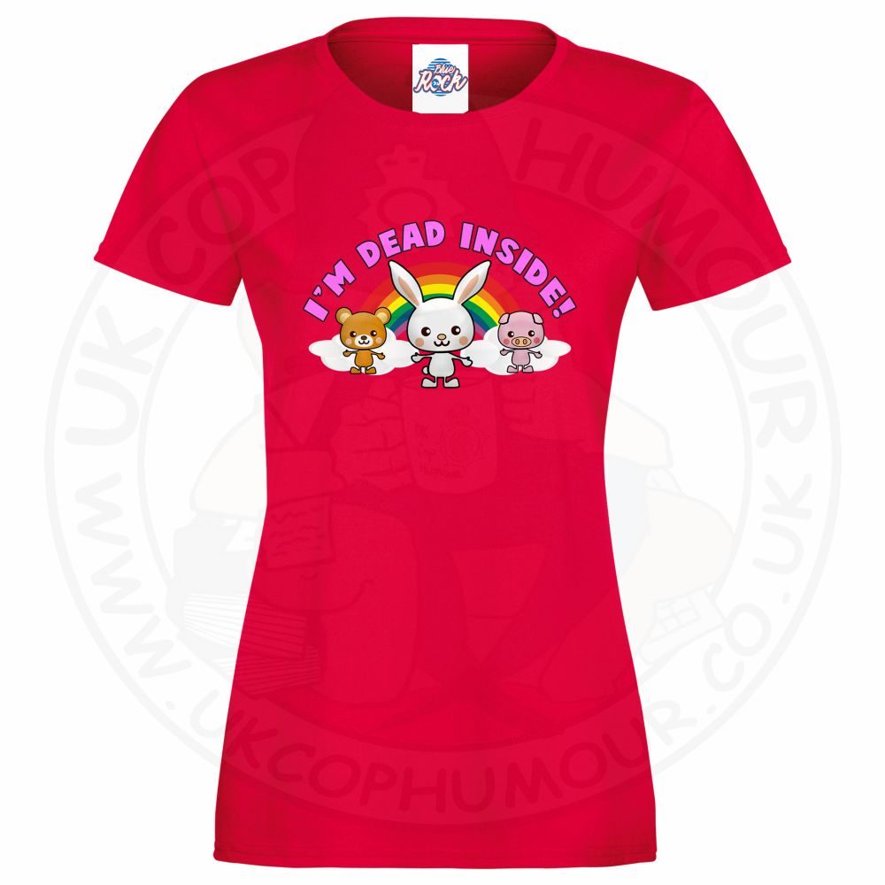 Womens Dead Inside T-Shirt - Image 6