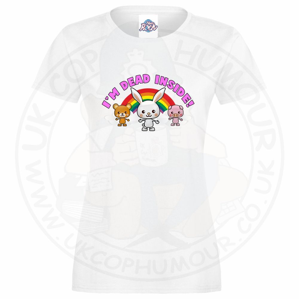 Womens Dead Inside T-Shirt - Image 4