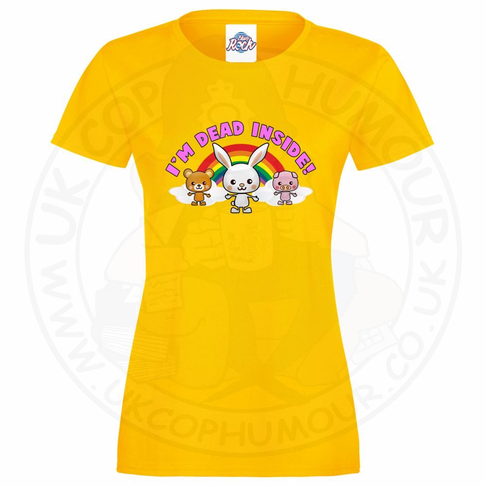 Womens Dead Inside T-Shirt - Image 3