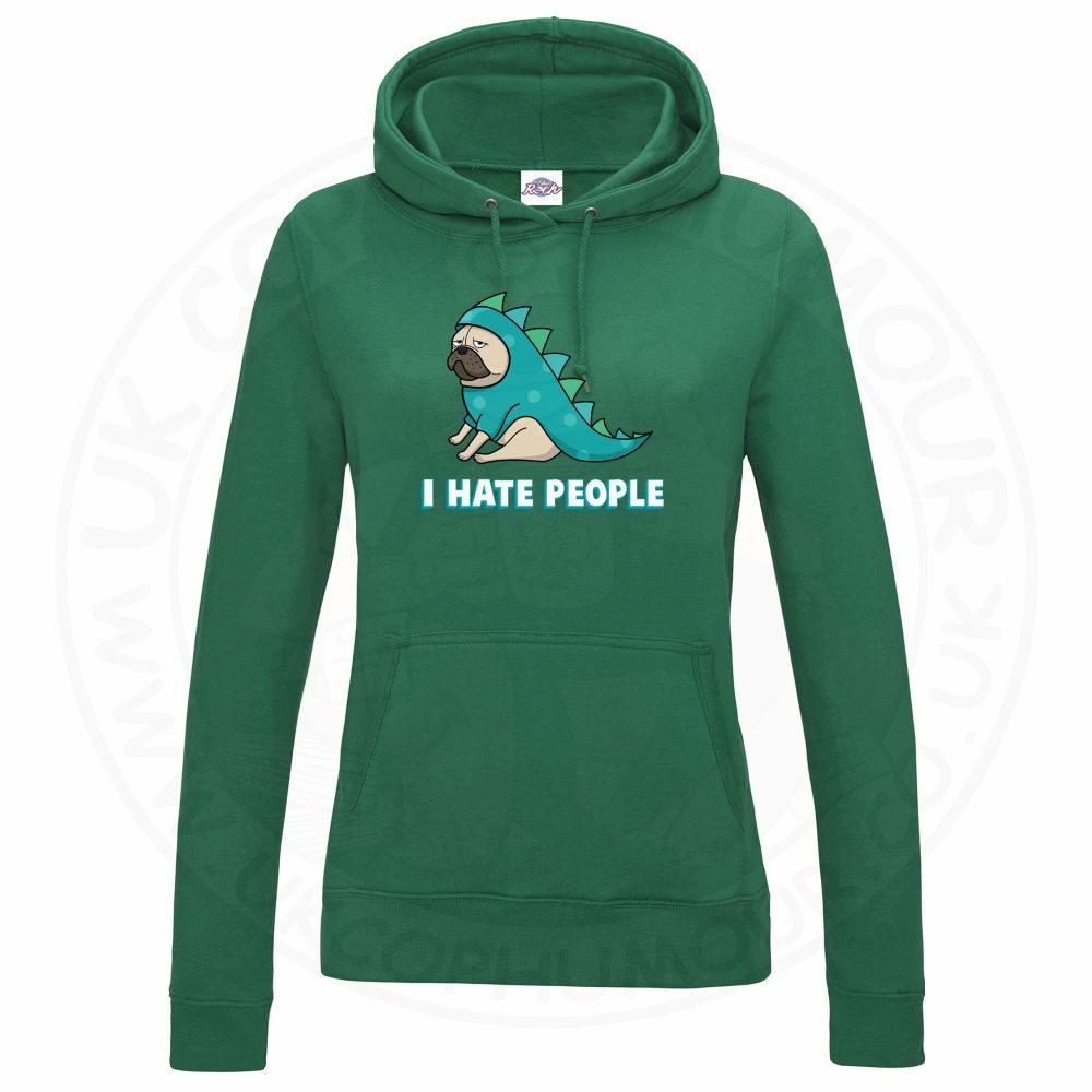 Womens Hate People Hoodie - Image 12