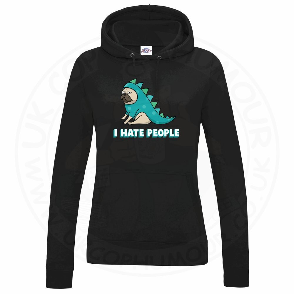 Womens Hate People Hoodie - Image 13