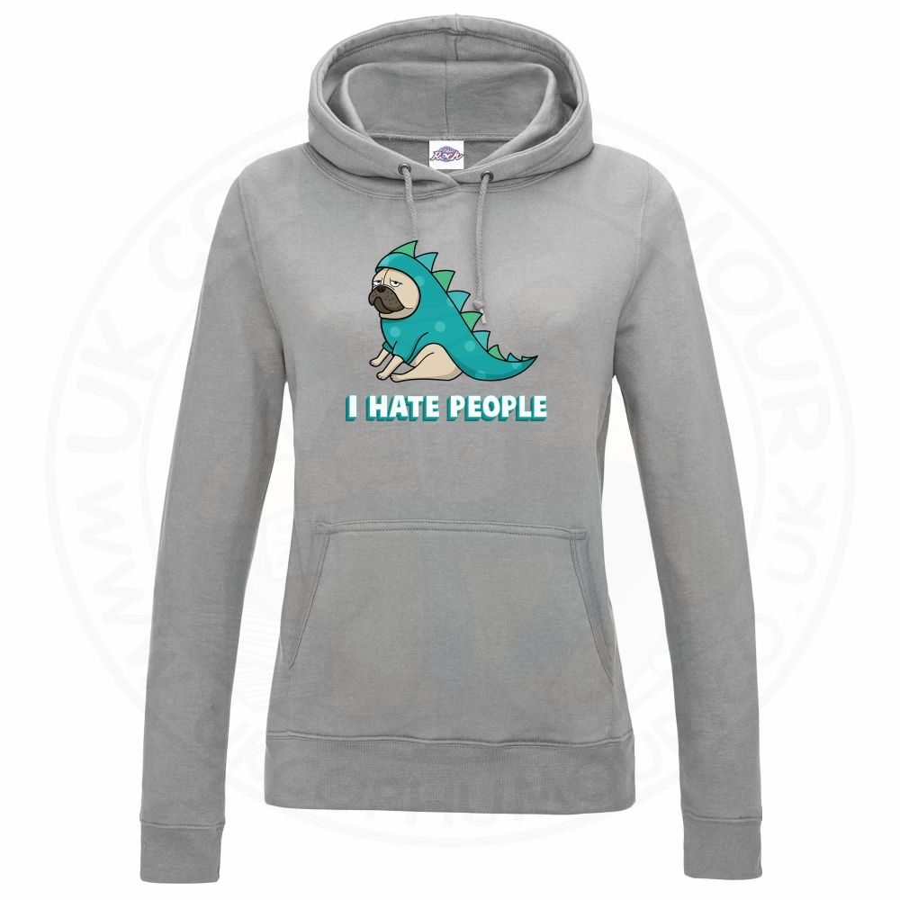 Womens Hate People Hoodie - Image 10