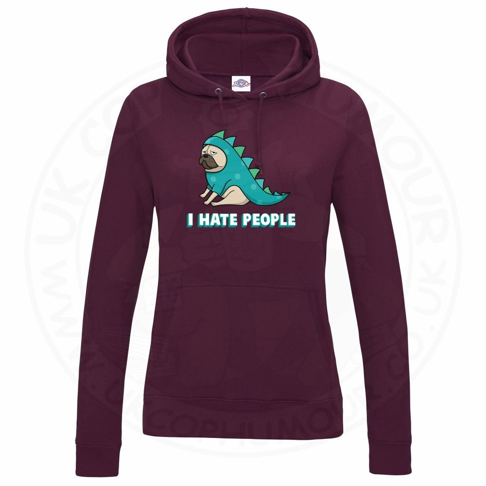 Womens Hate People Hoodie