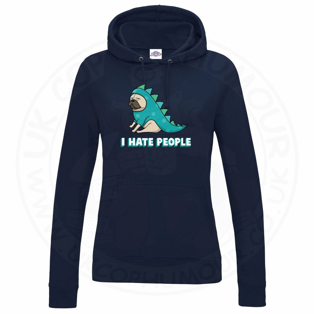 Womens Hate People Hoodie - Image 7