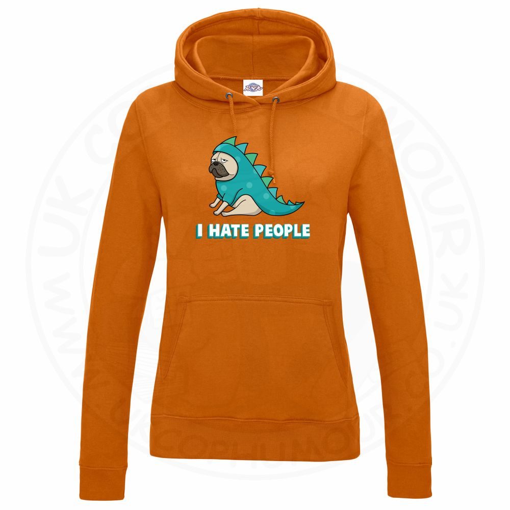 Womens Hate People Hoodie - Image 6