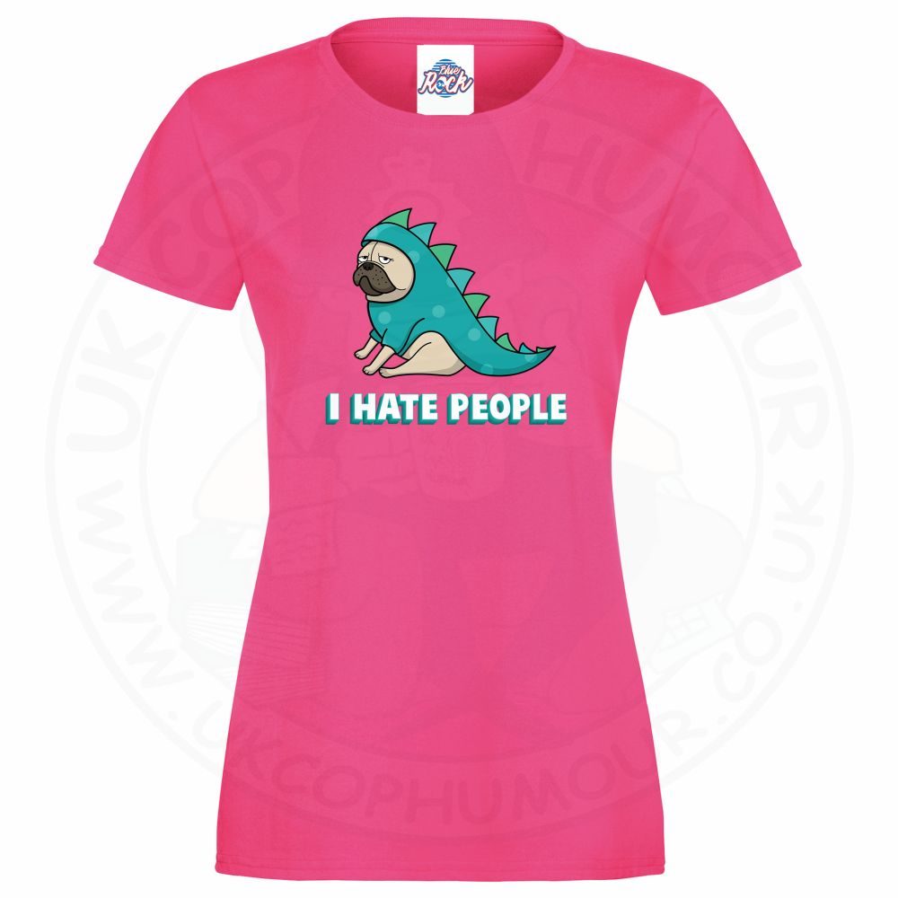 Womens Hate People T-Shirt - Image 5