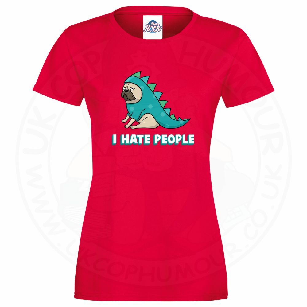 Womens Hate People T-Shirt - Image 4