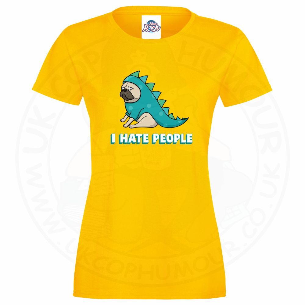 Womens Hate People T-Shirt - Image 2