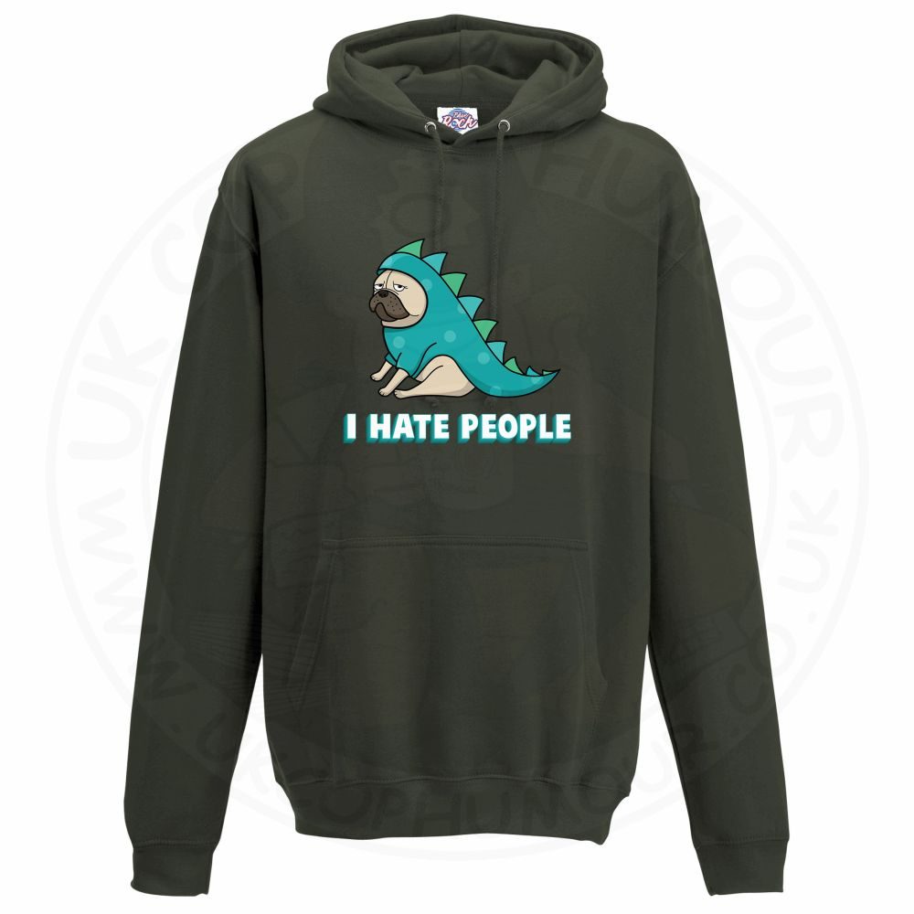Unisex Hate People Hoodie - Image 6