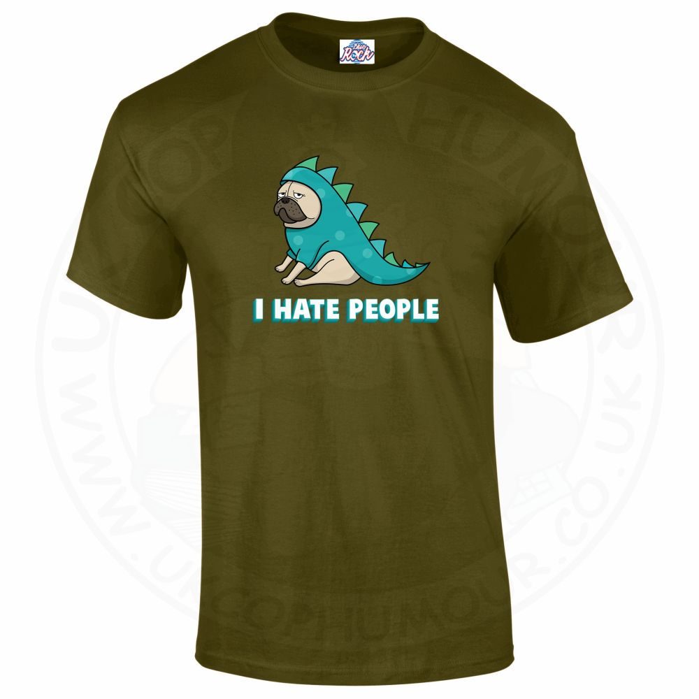 Mens Hate People T-Shirt - Image 10