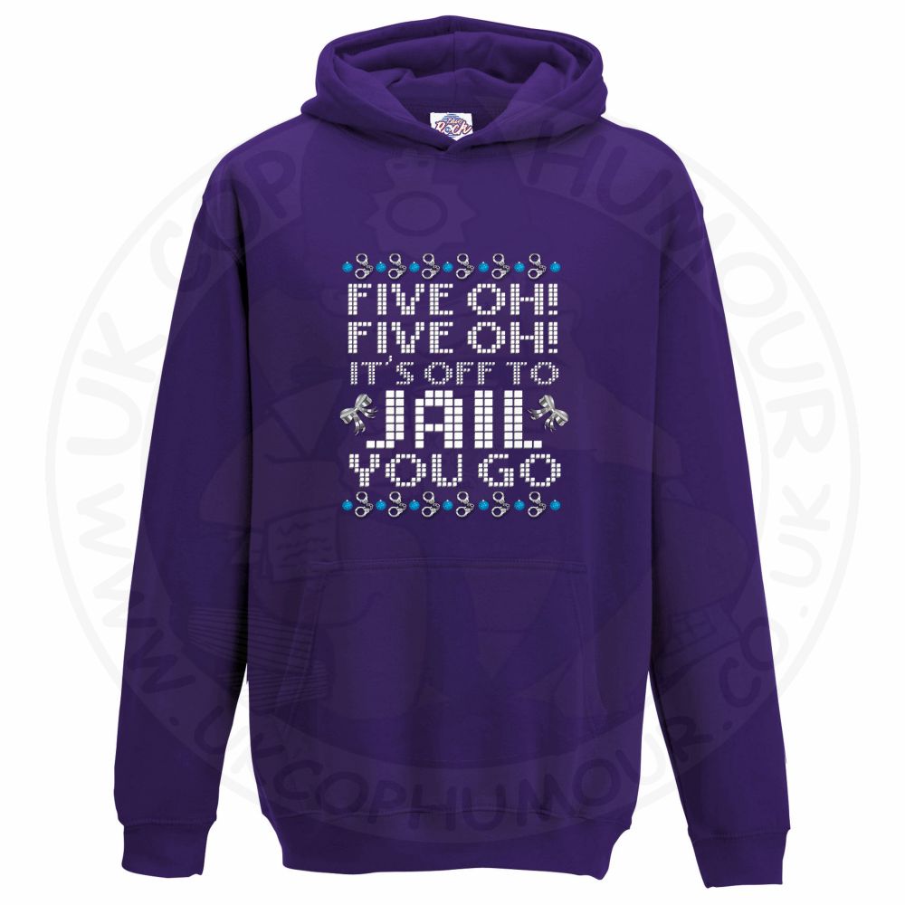 Kids Five OH Five OH Hoodie - Purple, 12-13 Years