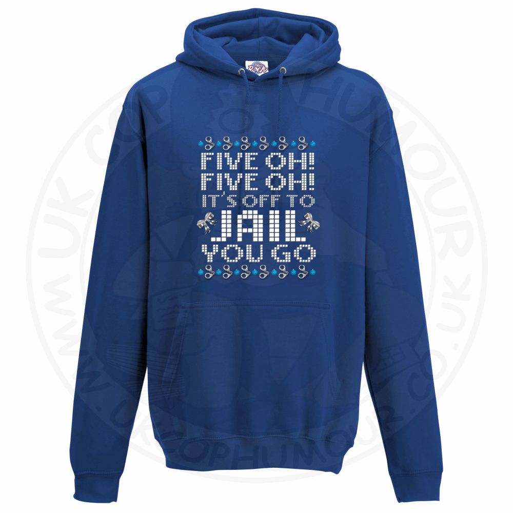 Unisex Five OH Five OH Hoodie - Royal Blue, 3XL