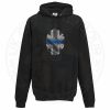 Unisex THIN BLUE FINGERPRINT Hoodie - Black, 5XL