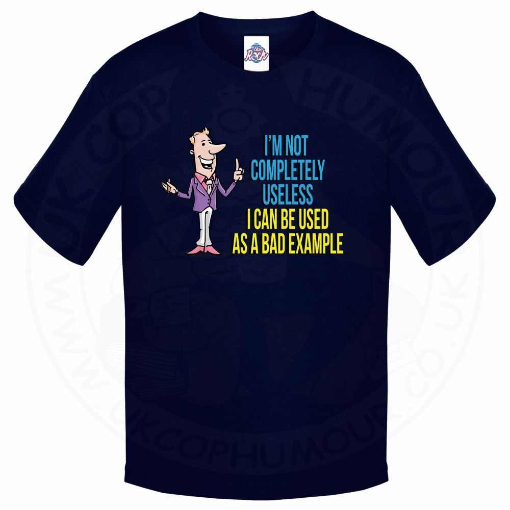 Kids NOT COMPLETELY USELESS T-Shirt - Navy, 12-13 Years