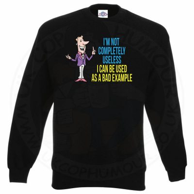 NOT COMPLETELY USELESS Sweatshirt - Black, 3XL