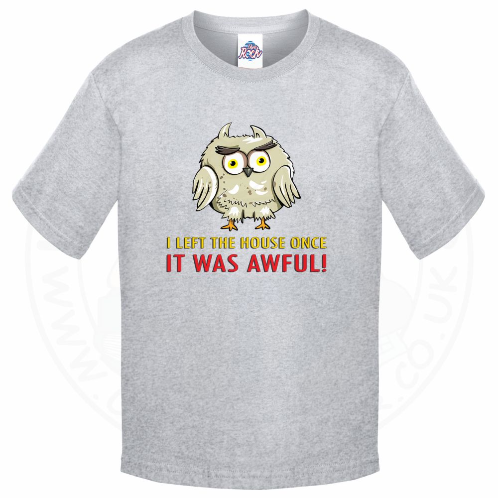 Kids I LEFT THE HOUSE ONCE T-Shirt - Grey, 12-13 Years