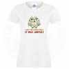 Ladies I LEFT THE HOUSE ONCE T-Shirt - White, 18