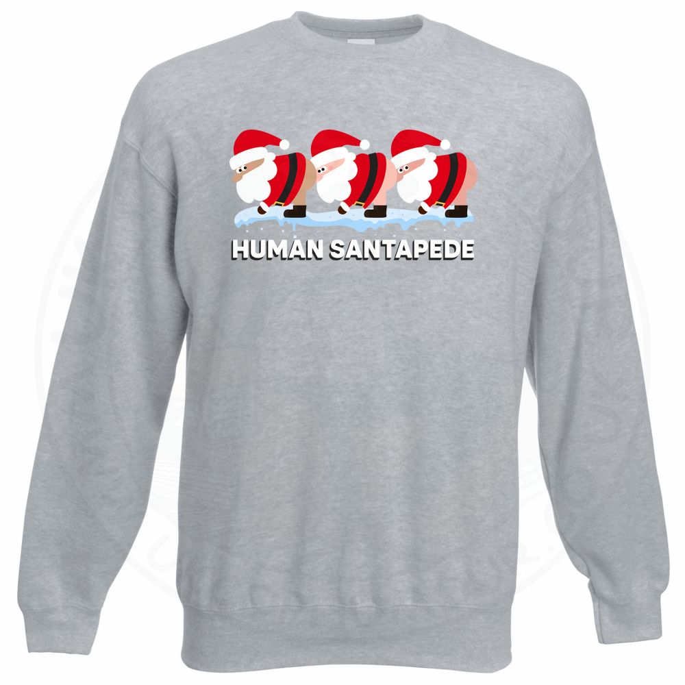 HUMAN SANTAPEDE Sweatshirt - Grey, 3XL