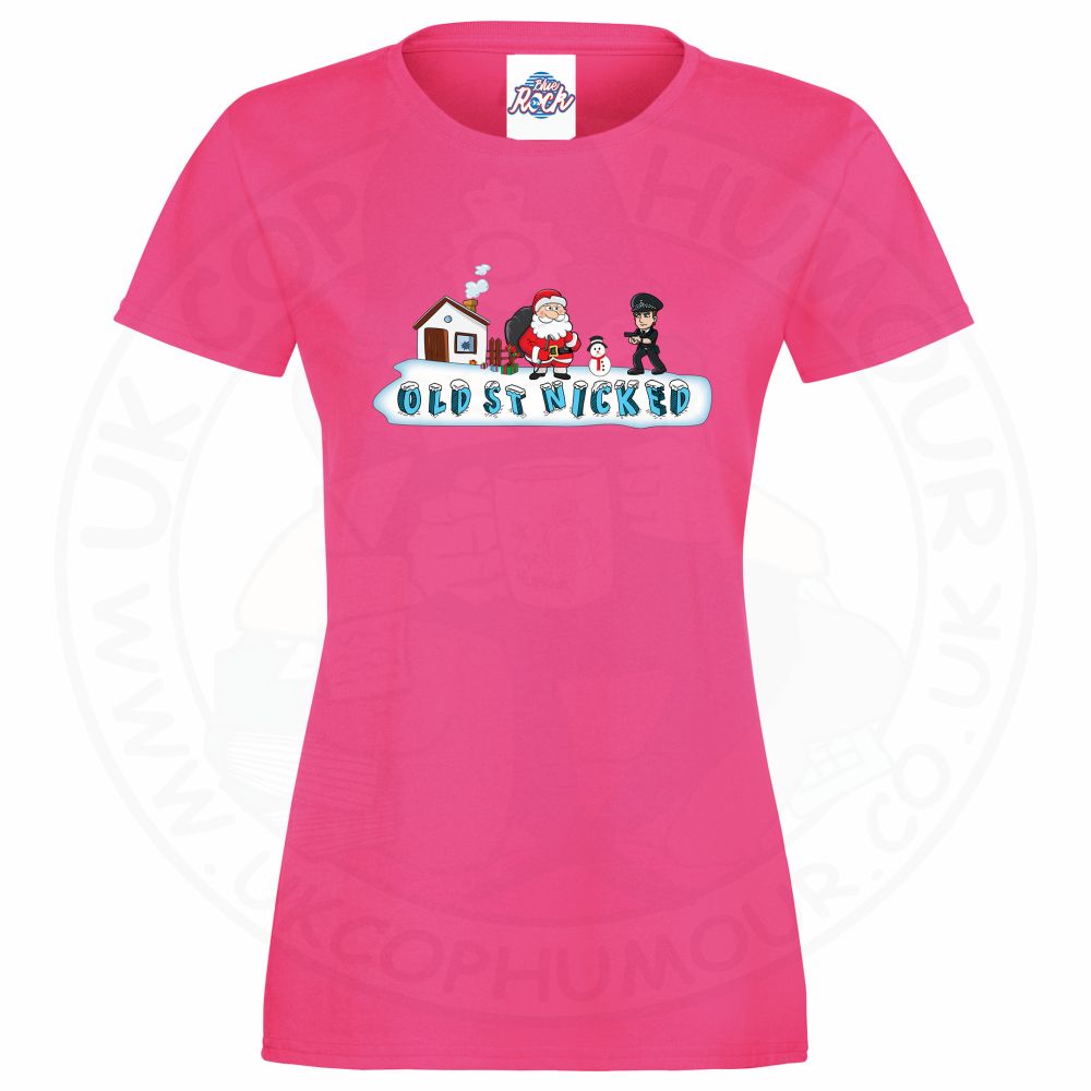 Ladies OLD ST NICKED T-Shirt - Pink, 18