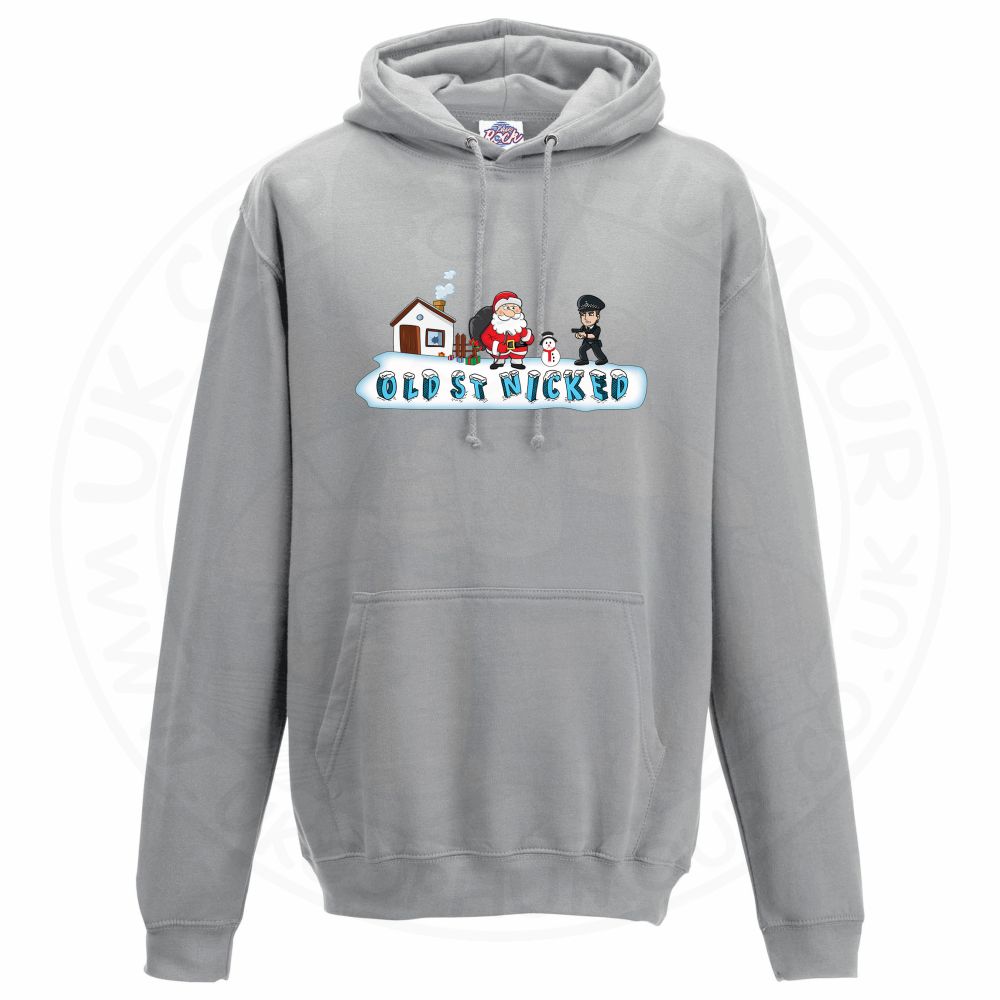 Unisex OLD ST NICKED Hoodie - Charcoal, 2XL