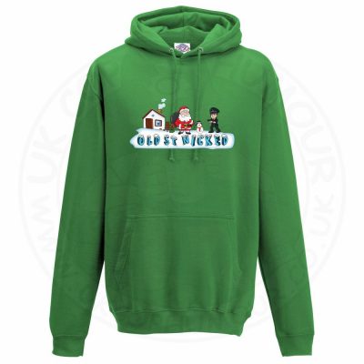 Unisex OLD ST NICKED Hoodie - Kelly Green, 2XL