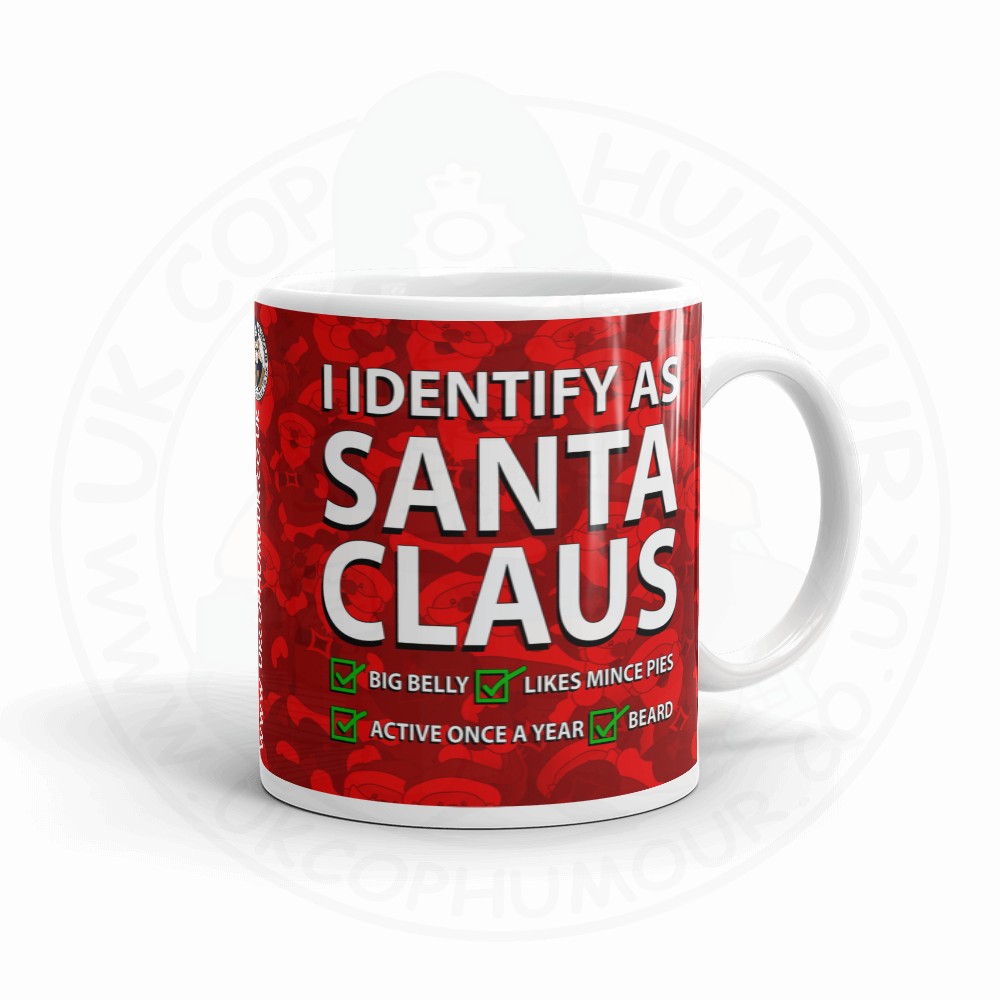 I IDENTIFY AS SANTA CLAUS Mug - Image 3