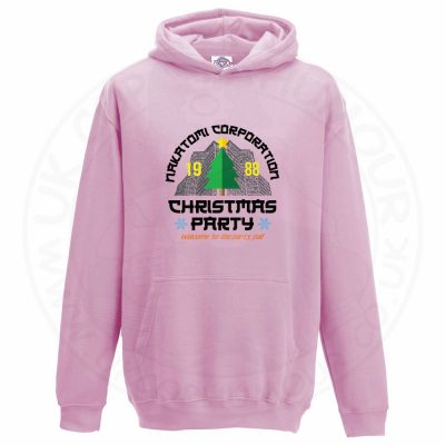 Kids NAKATOMI CORP CHRISTMAS Hoodie - Baby Pink, 12-13 Years