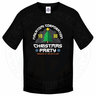 Kids NAKATOMI CORP CHRISTMAS T-Shirt - Black, 12-13 Years