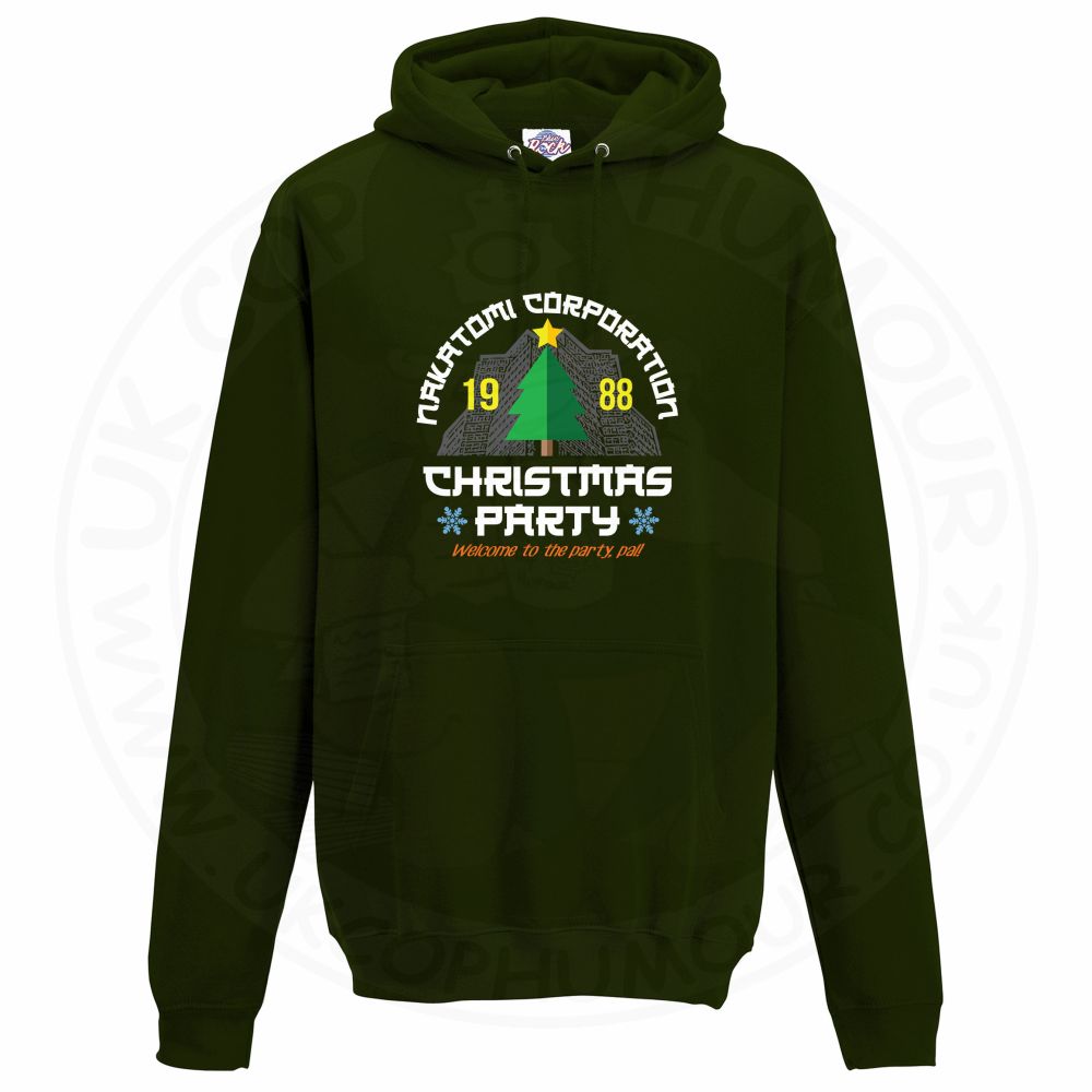 Unisex NAKATOMI CORP CHRISTMAS Hoodie - Forest Green, 2XL