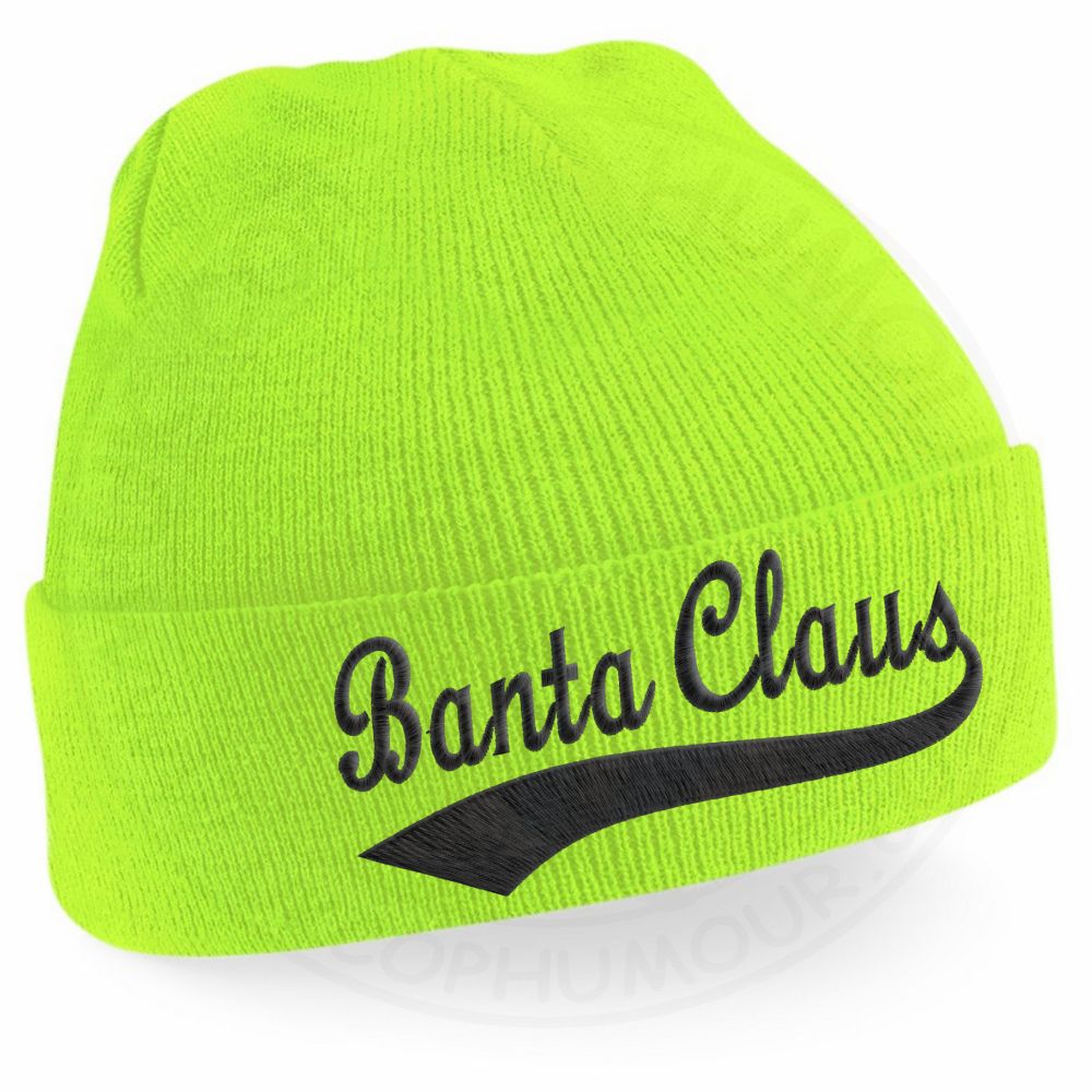 BANTA CLAUS Beanie - Fluorescent Green