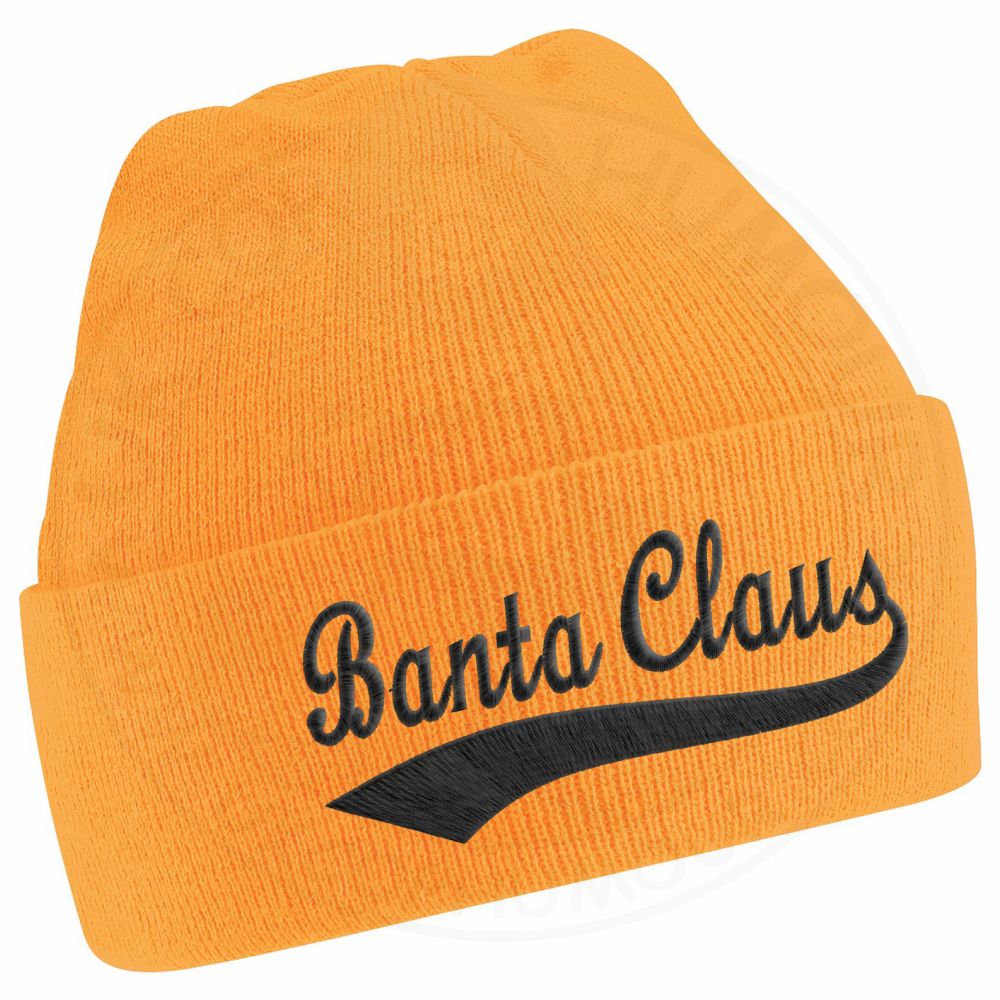 BANTA CLAUS Beanie - Fluorescent Orange