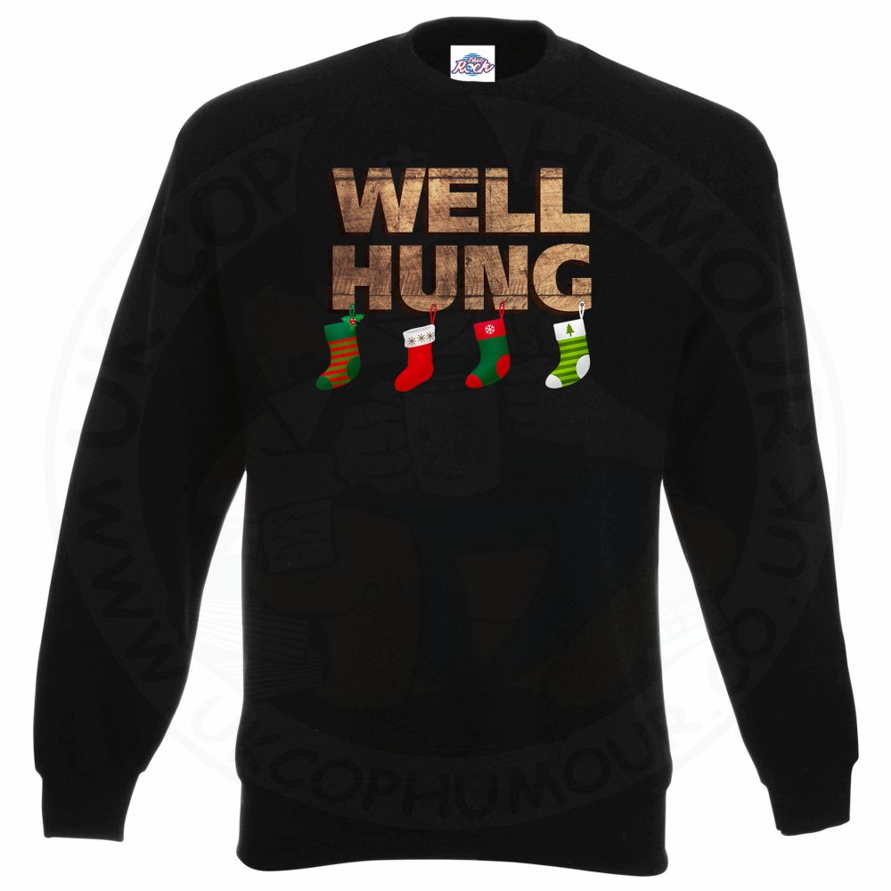 WELL HUNG Sweatshirt - Black, 3XL