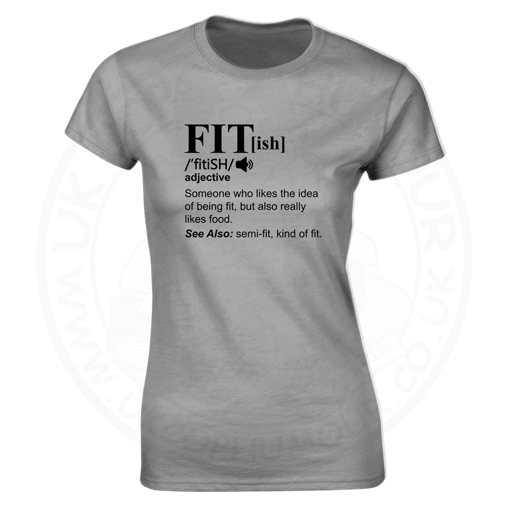Ladies FIT[ish] Definition T-Shirt - Heather Grey, 18
