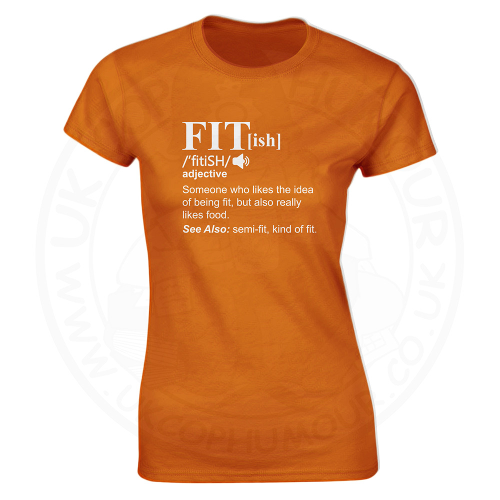 Ladies FIT[ish] Definition T-Shirt - Orange, 18