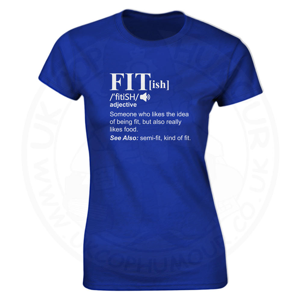 Ladies FIT[ish] Definition T-Shirt - Royal Blue, 18