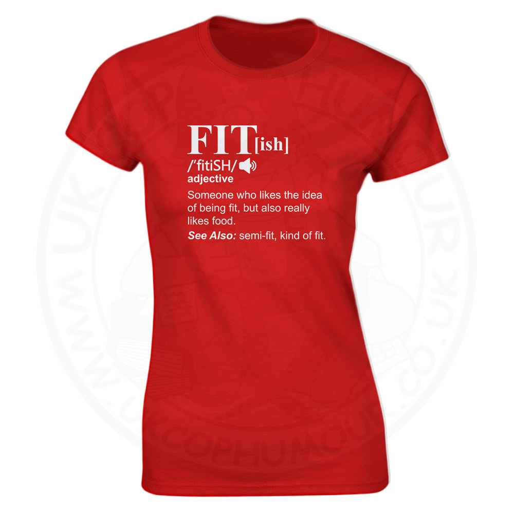 Ladies FIT[ish] Definition T-Shirt - Red, 18