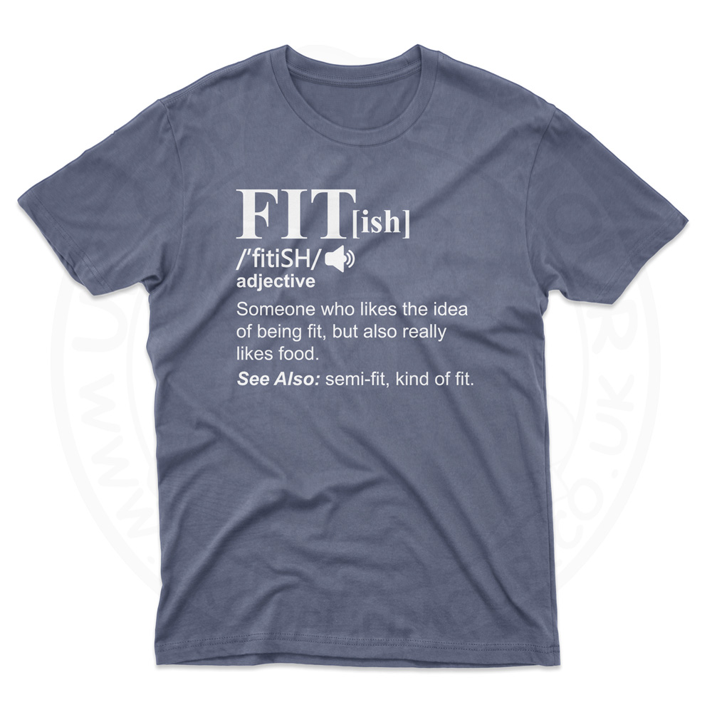 Mens FIT[ish] Definition T-Shirt - Indigo Blue, 2XL