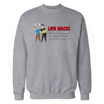 Free Body Massage Sweatshirt - Grey, 3XL