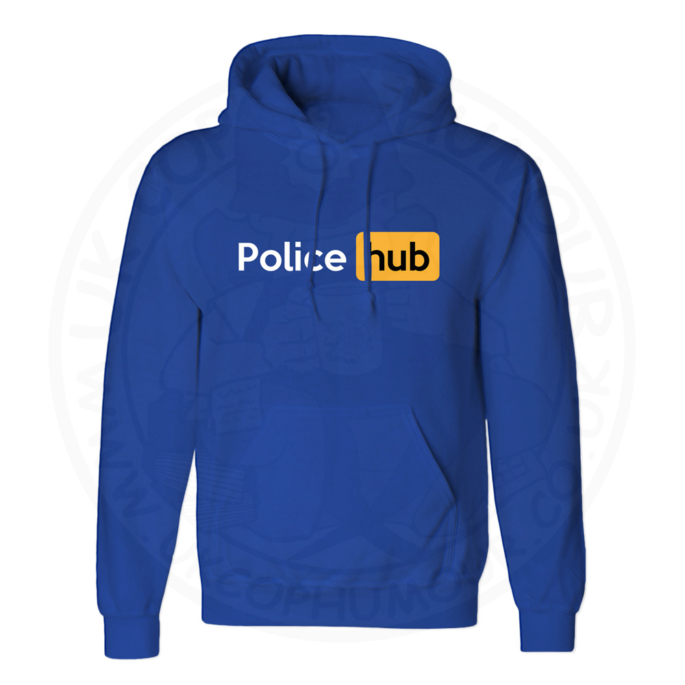 Unisex Police Hub Hoodie - Royal Blue, 3XL